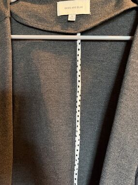 Skies Are Blue Charcoal Open-Front blazer